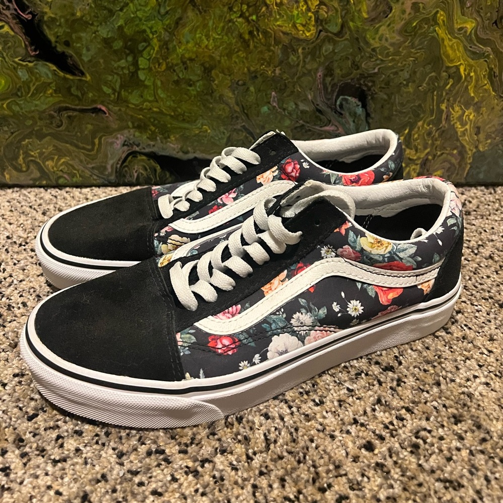 Floral Old Skool Vans